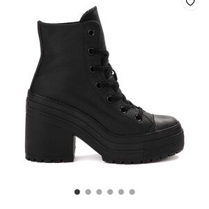 Converse Black Platform High-Tops